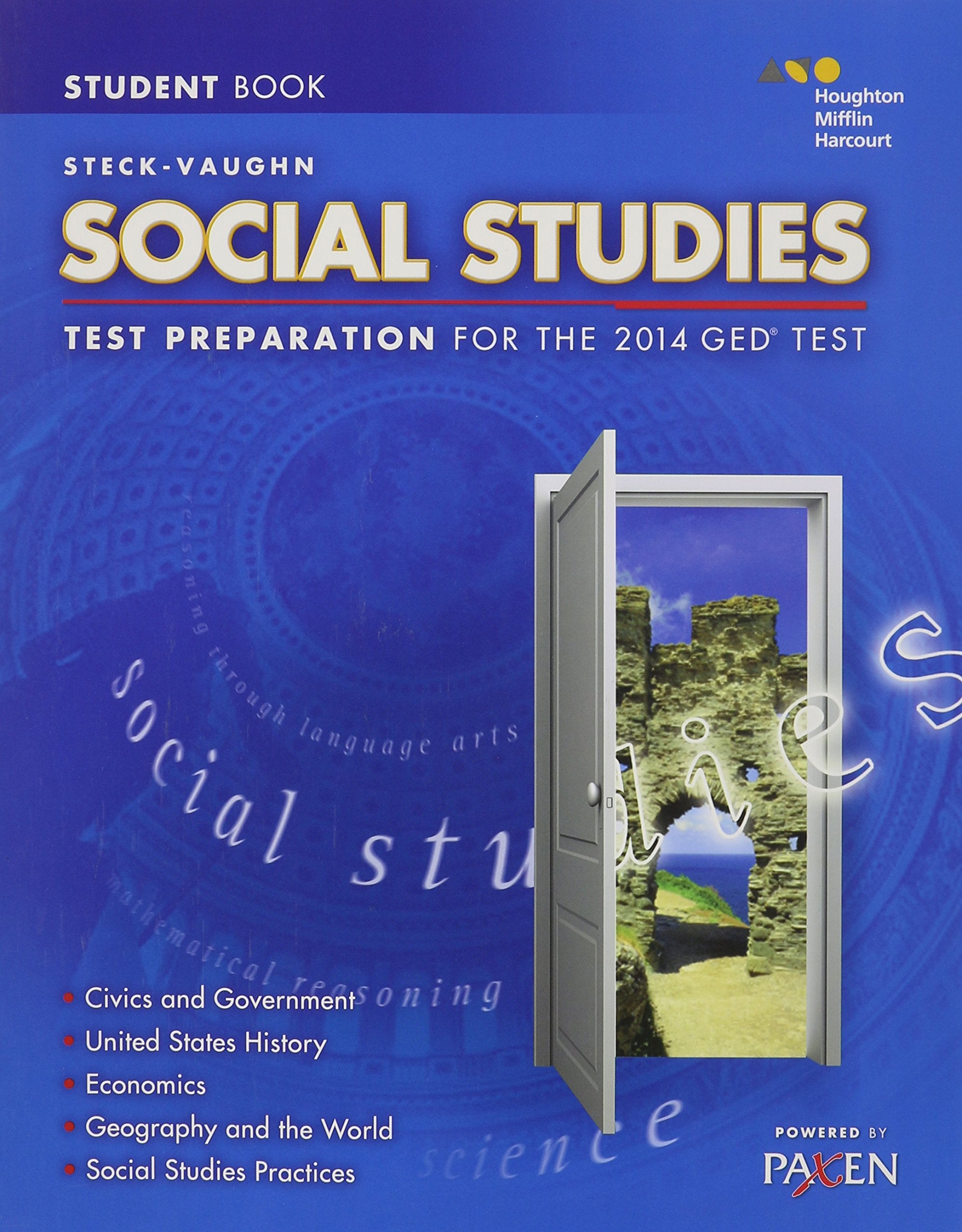 SteckVaughn Social Studies: Test Preparation for the 2014 Ged Test,Used