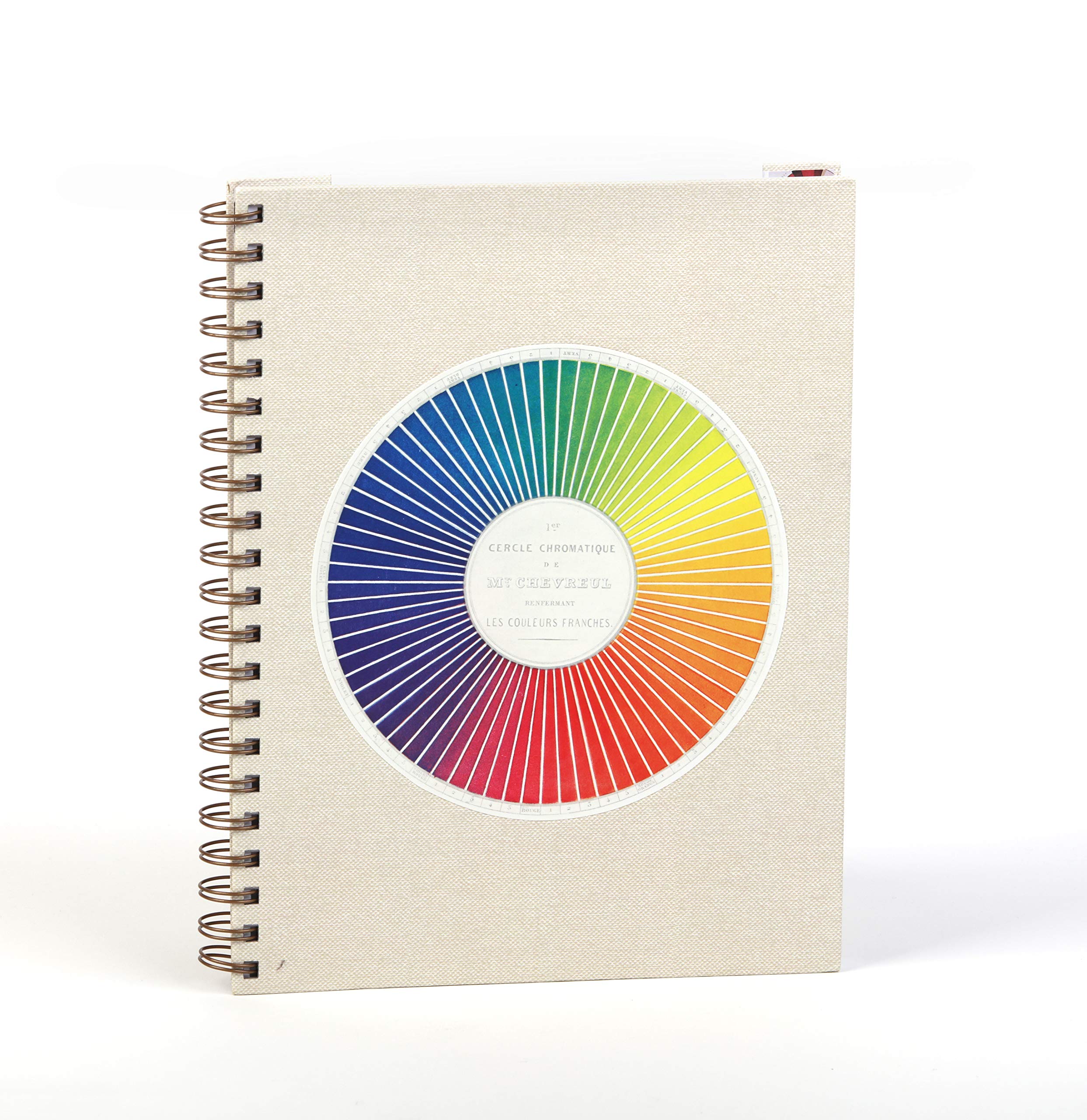 Color: A Sketchbook And Guide (81/4 X 11 Inches, Hardcover With Wire Binding, 100 Blank Pages Plus 40 Fullcolor Vintage Illust