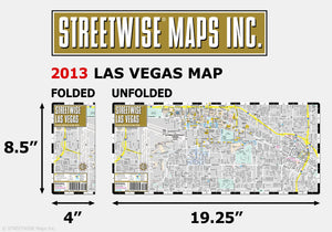 Streetwise Las Vegas Map  Laminated City Center Street Map of Las Vegas, Nevada,Used