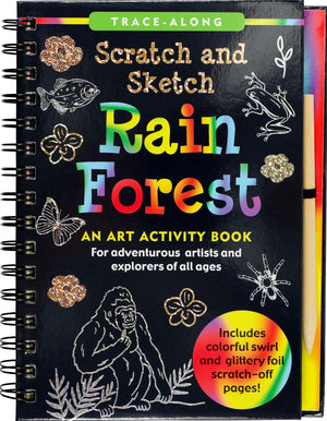 Scratch & Sketch Rain Forest (Trace Along),Used