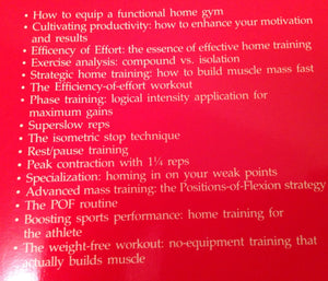 Ironmans Home Gym Handbook: A Complete Guide To Training At Home,Used