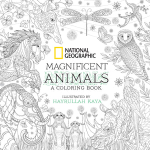 National Geographic Magnificent Animals: A Coloring Book,Used