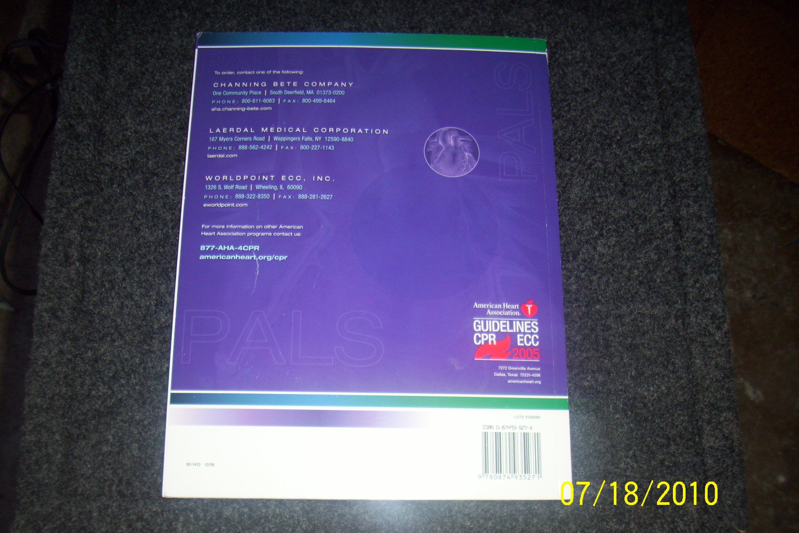 Pediatric Advanced Life Support Course Guide: Prepack of 5,Used