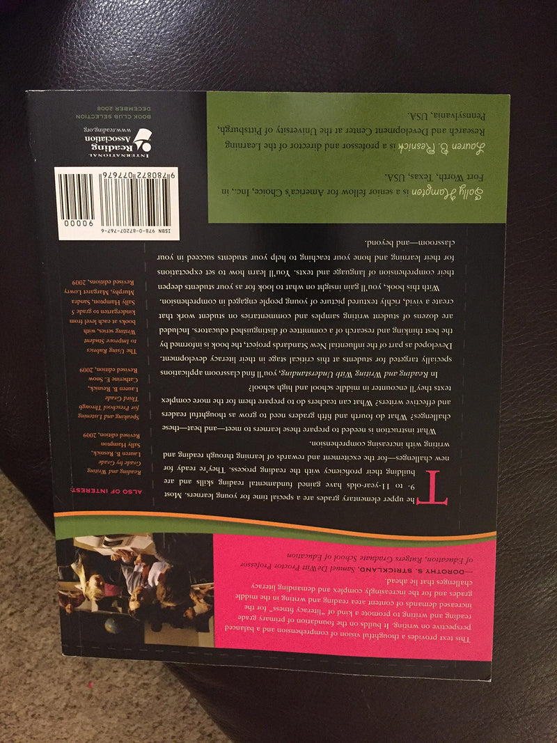 Reading and Writing With Understanding: Comprehension in Fourth and Fifth Grades,Used