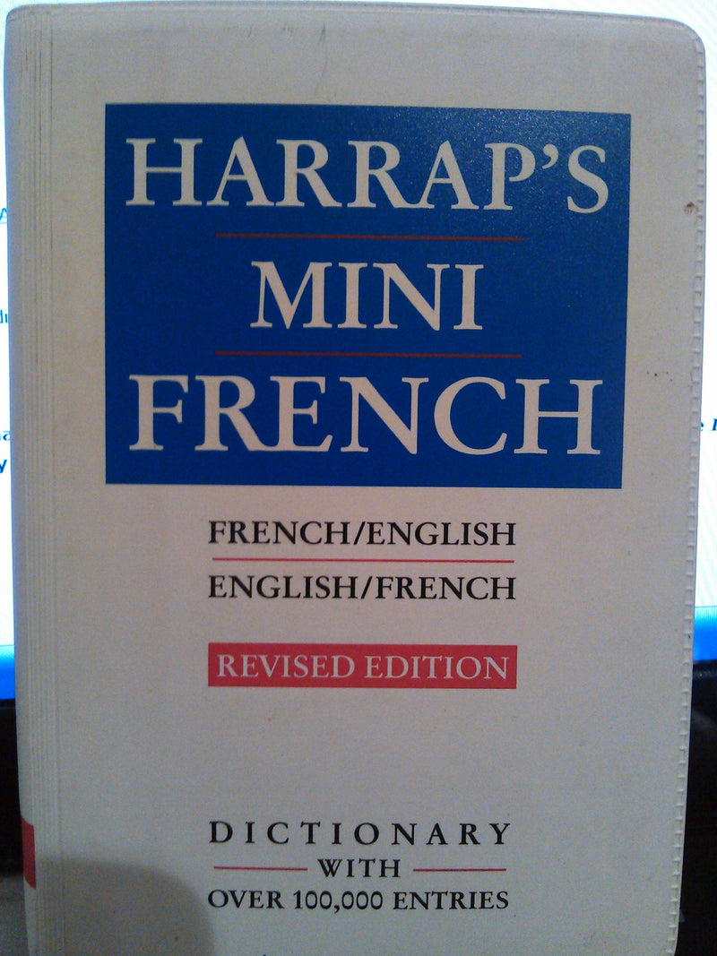 Harrap's Mini EnglishFrench Dictionary: Dictionnaire FrancaisAnglais,Used