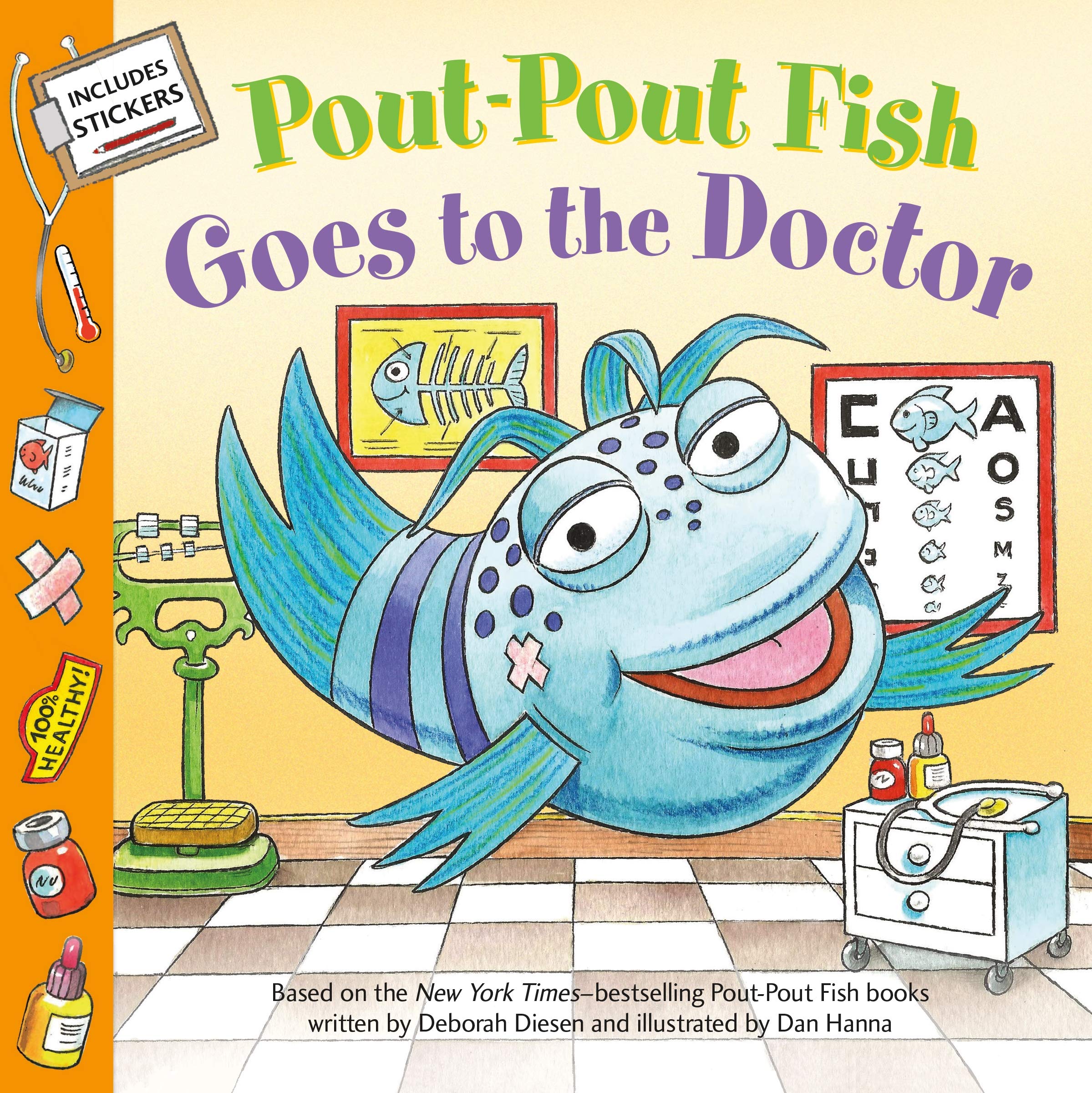 PoutPout Fish: Goes to the Doctor (A PoutPout Fish Paperback Adventure),Used