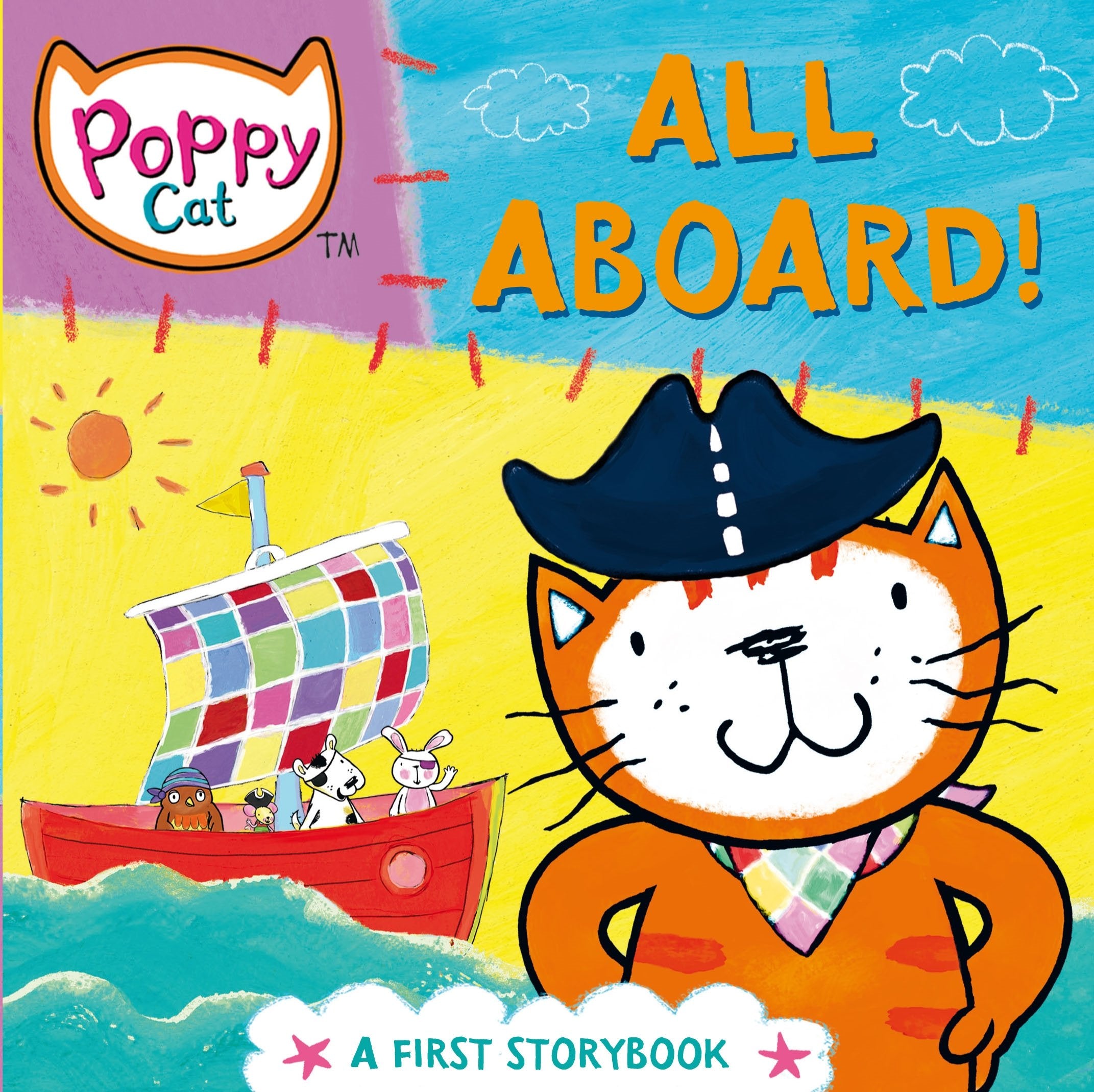 All Aboard!: A First Storybook (Poppy Cat),Used