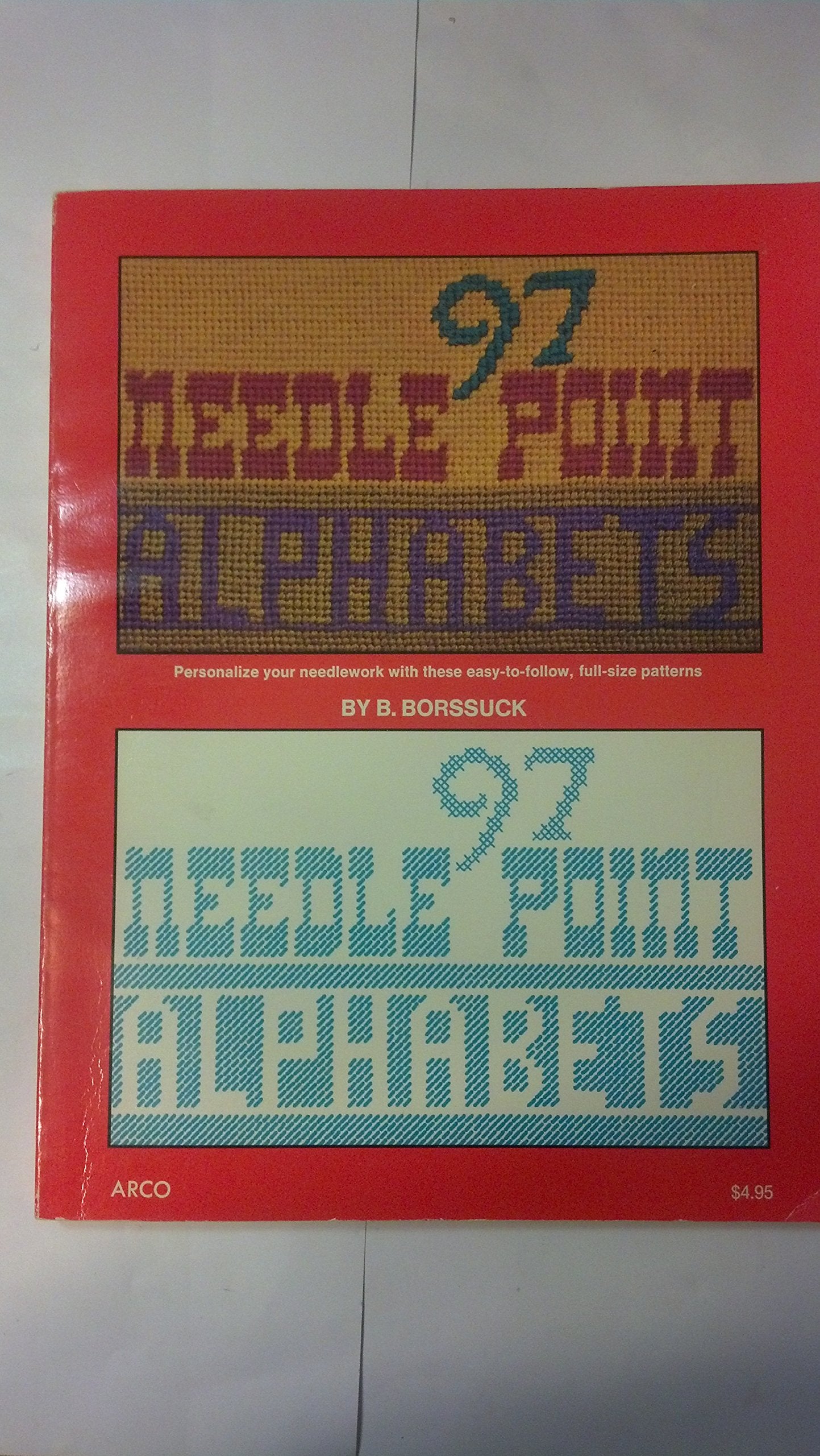 97 Needlepoint Alphabets,Used