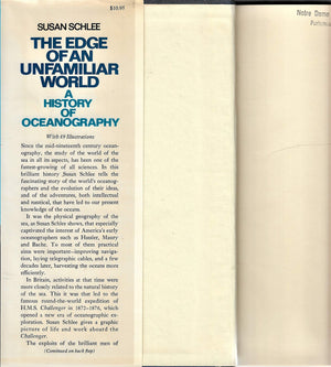 The edge of an unfamiliar world; a history of oceanography,Used