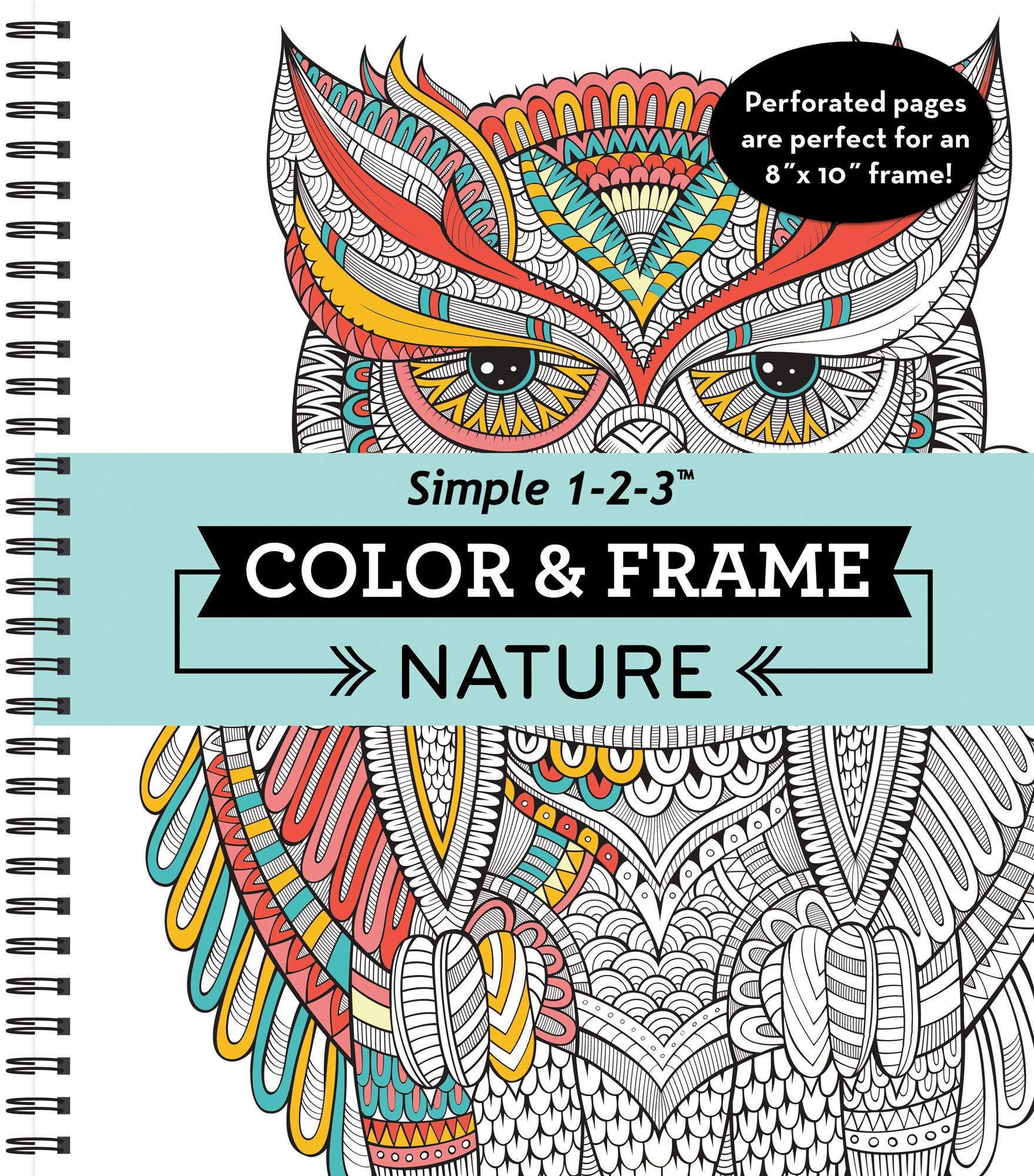 Color & Frame  Nature (Adult Coloring Book)