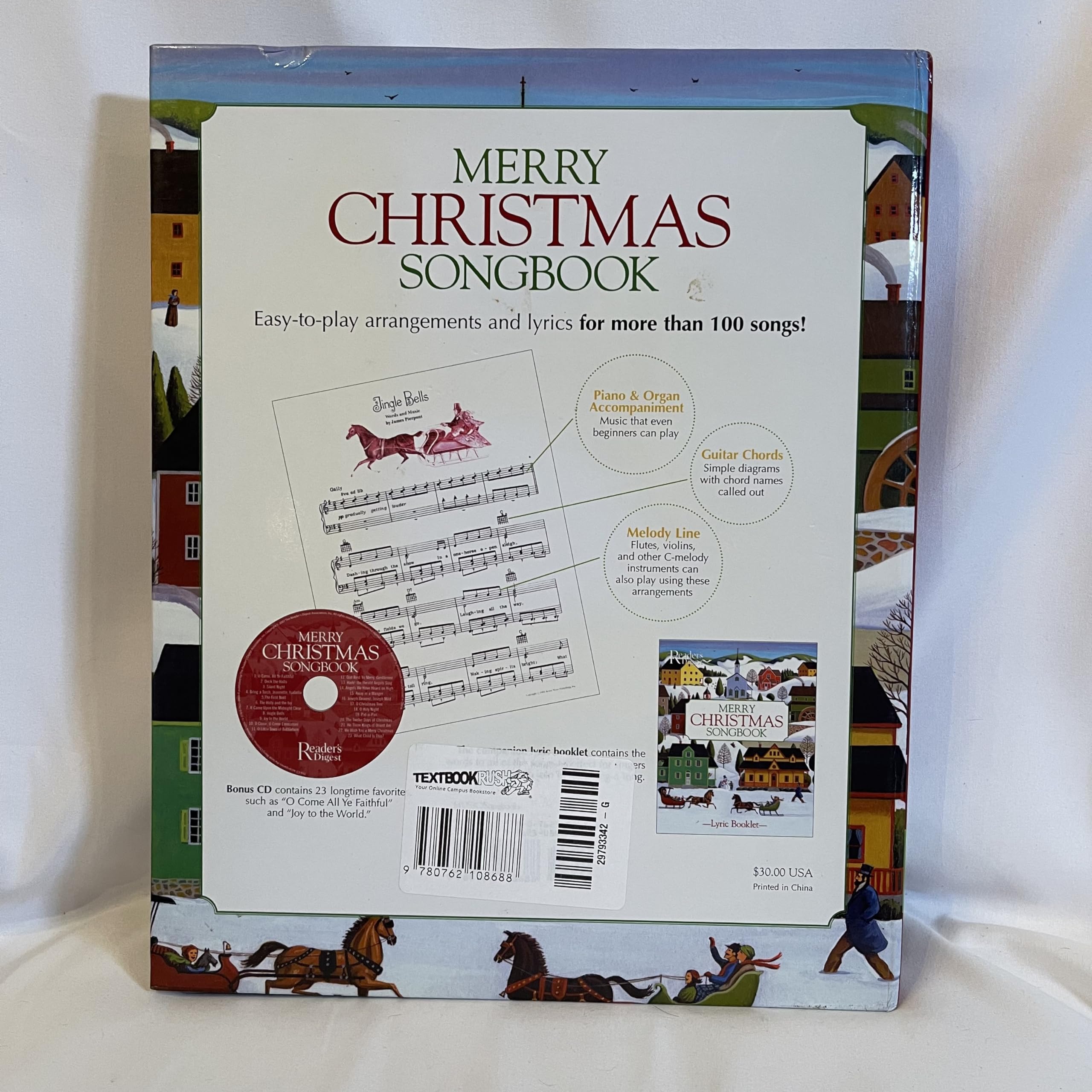 Reader's Digest Merry Christmas Songbook - Festive Music Collection for Holiday Celebrations