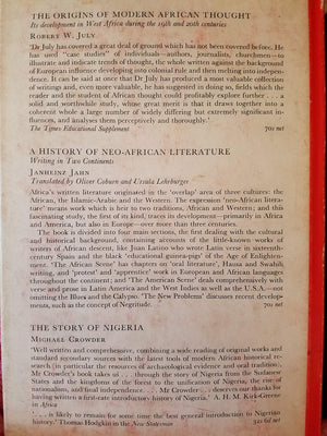 France and the Africans 19441960: A political history,Used