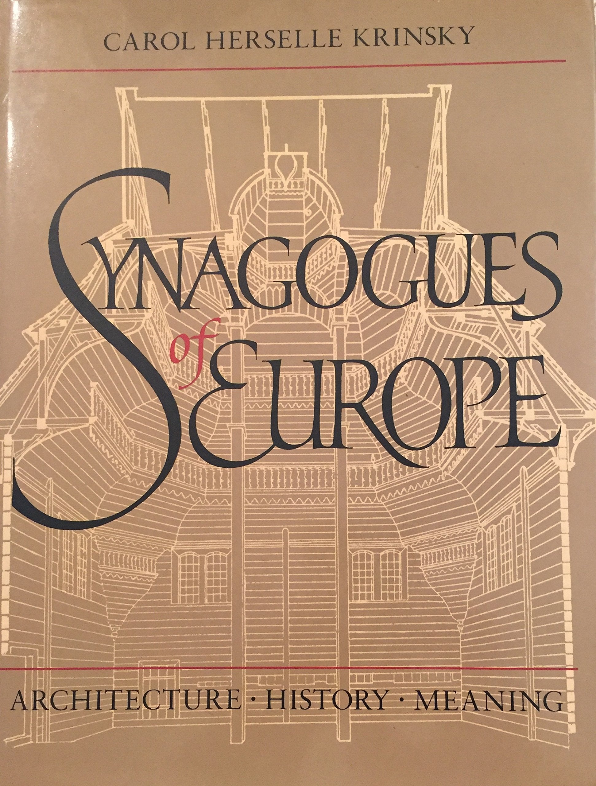 The Synagogues of Europe: Architecture, History, Meaning,Used