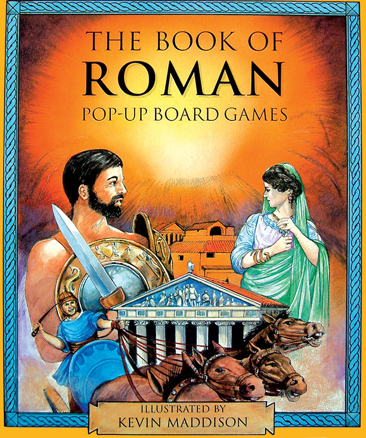 The Book of Roman Popup Board Games,Used