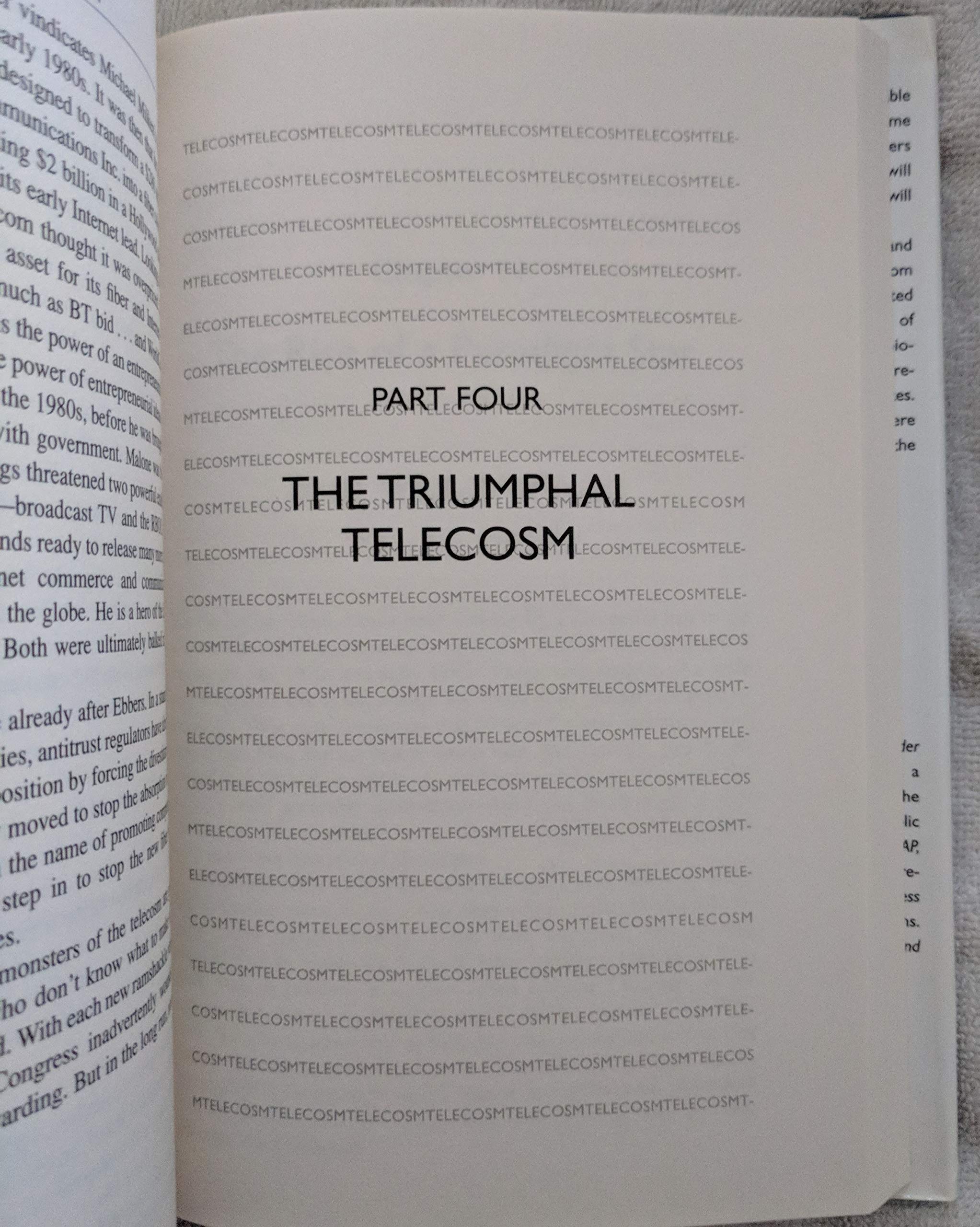 Telecosm: How Infinite Bandwidth Will Revolutionize Our World,Used