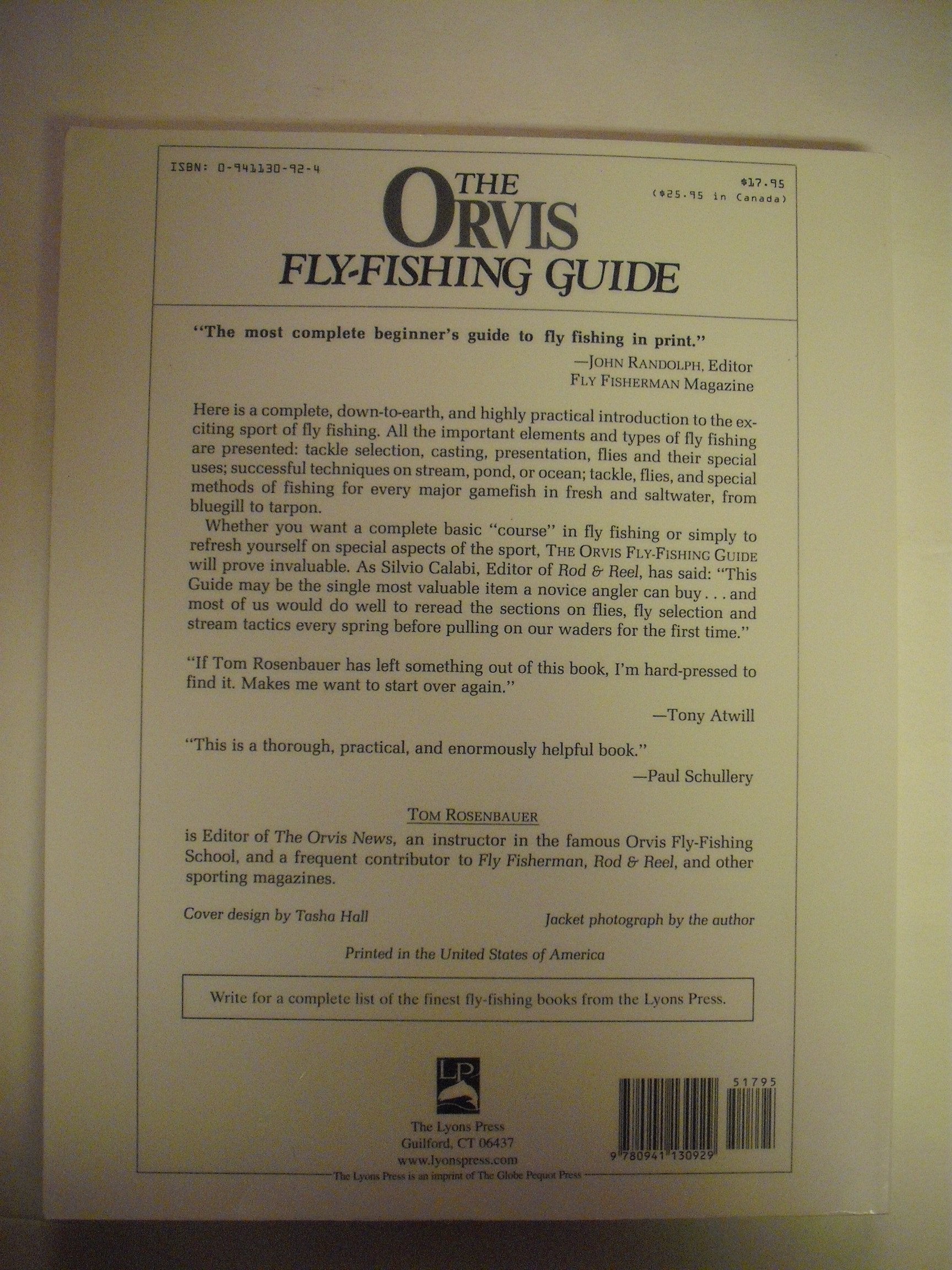 The Orvis Flyfishing Guide,Used