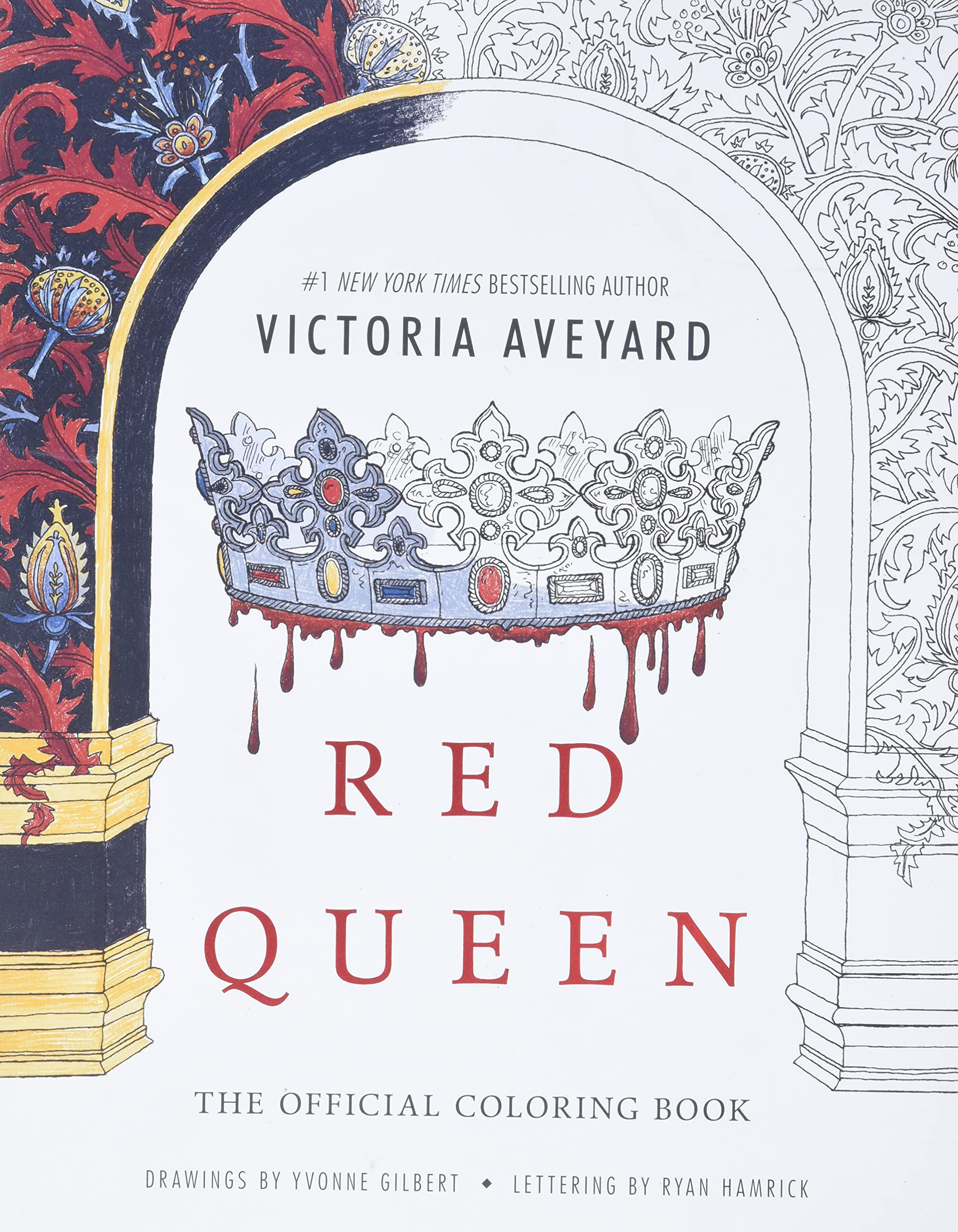 Red Queen: The Official Coloring Book,Used