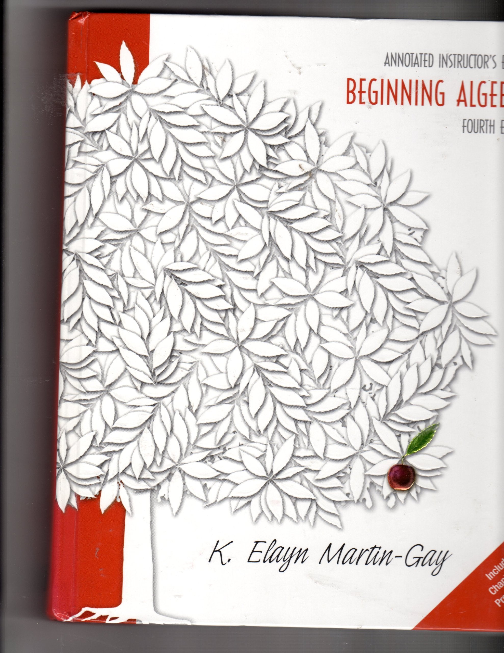 Beginning Algebra, Annotated Teacher's Edition, Fourth Edition,Used