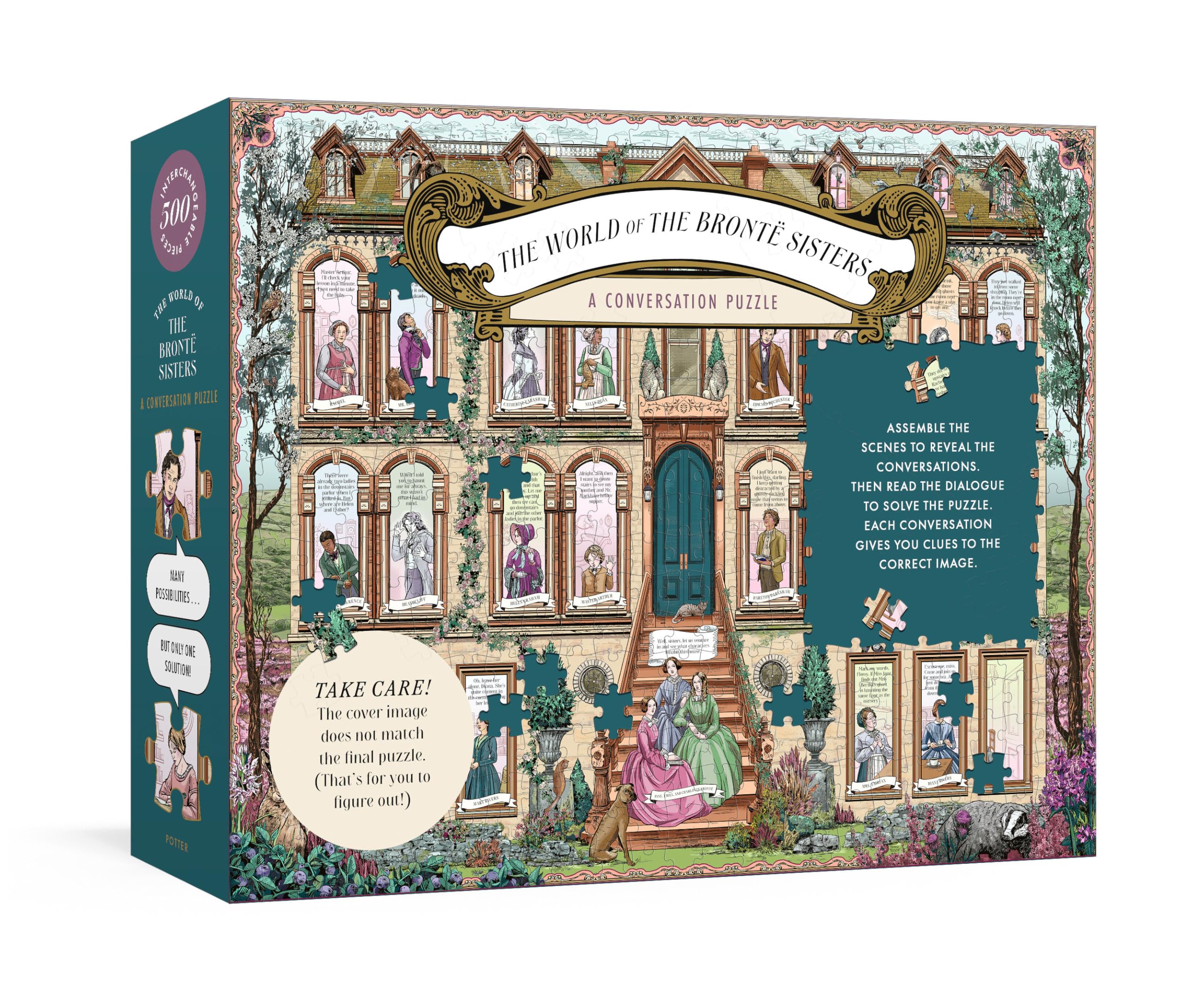 The World Of The Bronte Sisters: A Conversation Puzzle: 500Piece Puzzle: A Jigsaw Puzzle For Adults