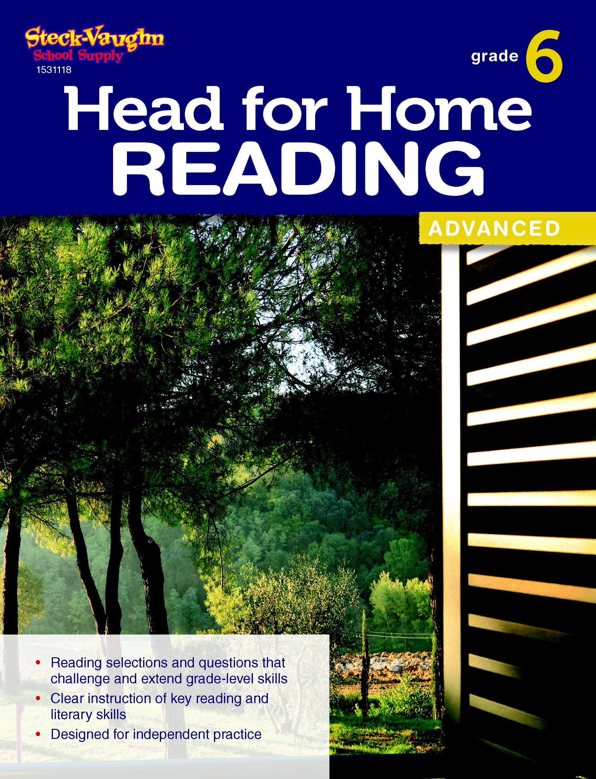 Head for Home Reading: Advanced Workbook Grade 6,Used