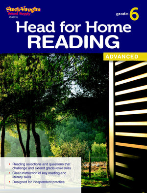 Head for Home Reading: Advanced Workbook Grade 6,Used