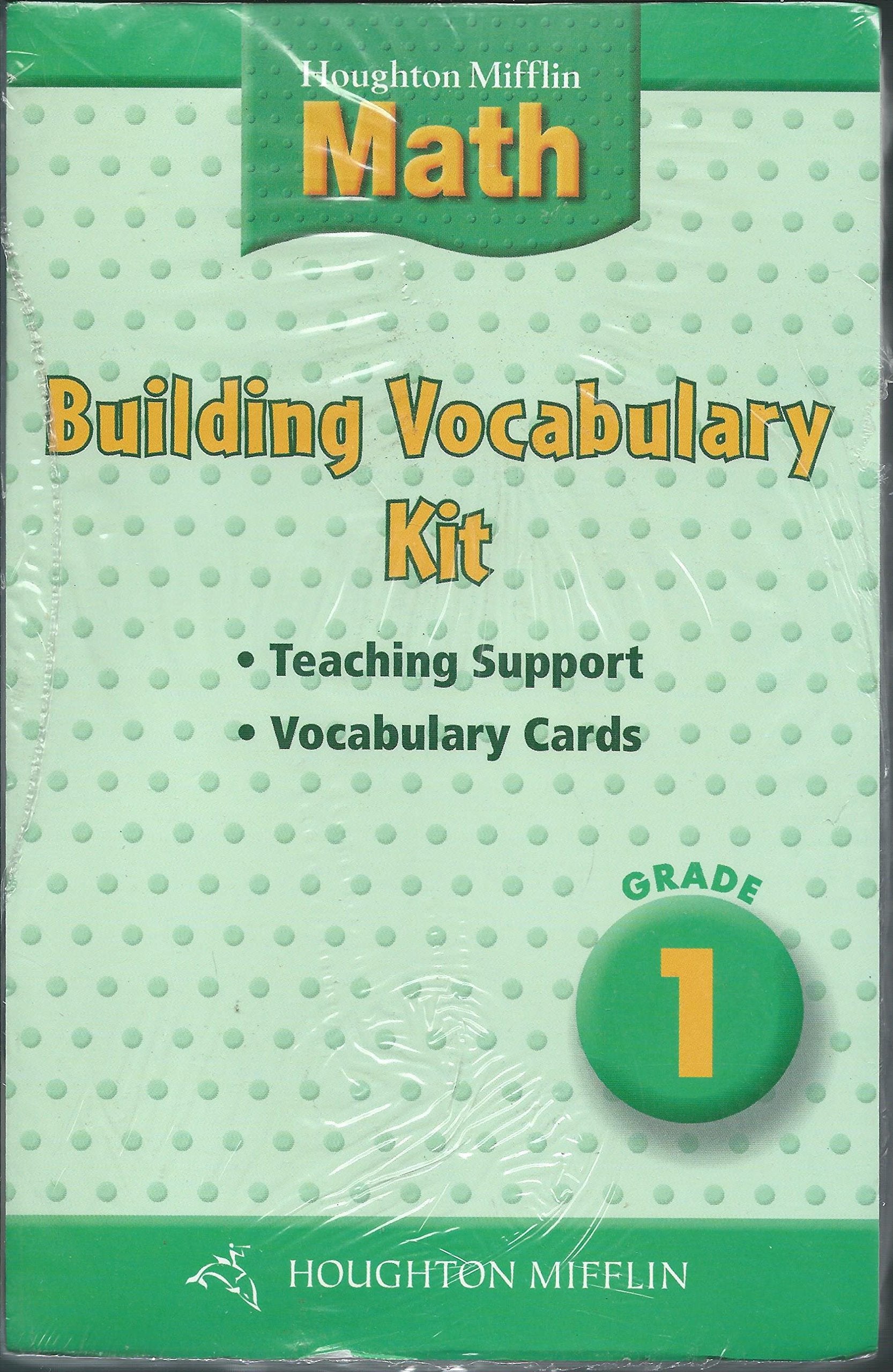 Mathematics Vocabulary Kit Level 1: Houghton Mifflin Mathmatics (Hm Math 2005),Used