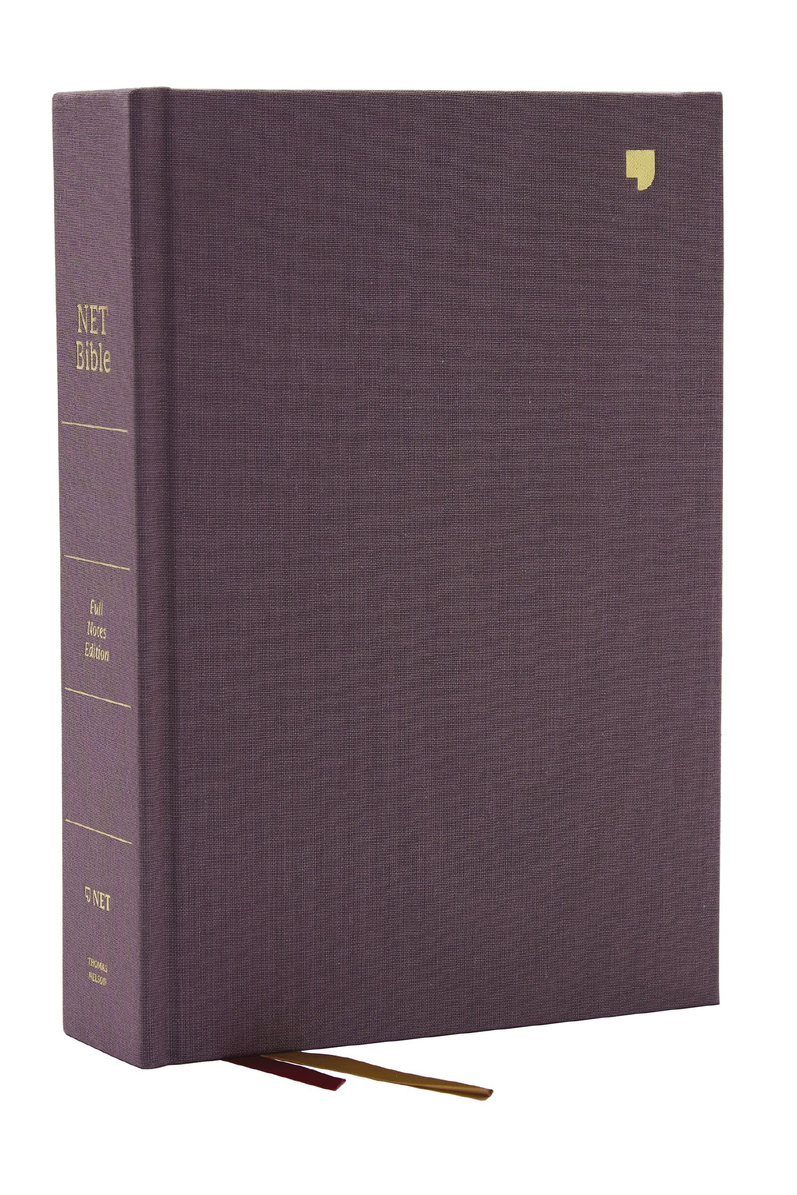 Net Bible, Fullnotes Edition, Cloth Over Board, Gray, Comfort Print: Holy Bible,New