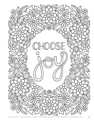 Colorful Creations Positively Inspired Coloring Book: Coloring Book Pages Designed to Inspire Creativity! (Design Originals) 32 ,Used
