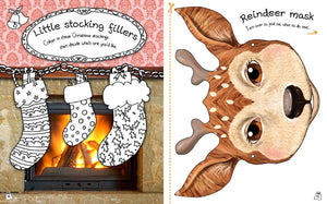 The Christmas Creativity Book: Includes Games, CutOuts, FoldOut Scenes, Textures, Stickers, and Stencils (Creativity Books),Used