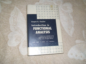 Introduction to Functional Analysis,New