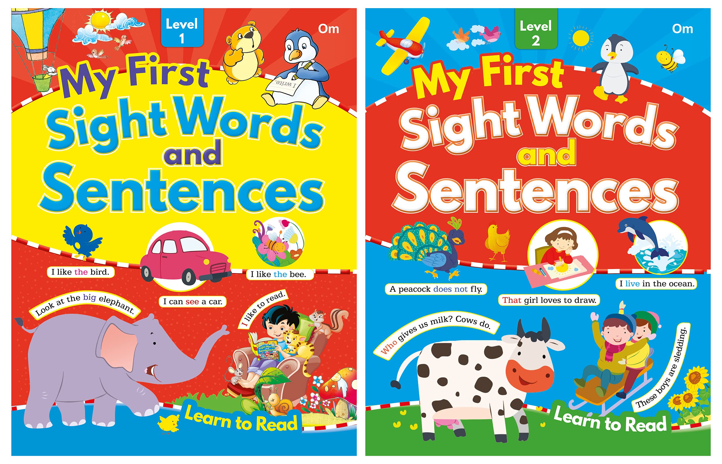 My First Sight Words And Sentences Level - 1 And 2 ( Set Of 2 Books)
