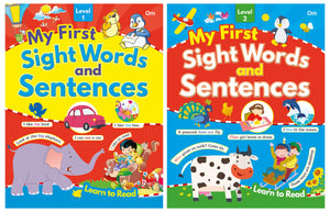 My First Sight Words And Sentences Level - 1 And 2 ( Set Of 2 Books)