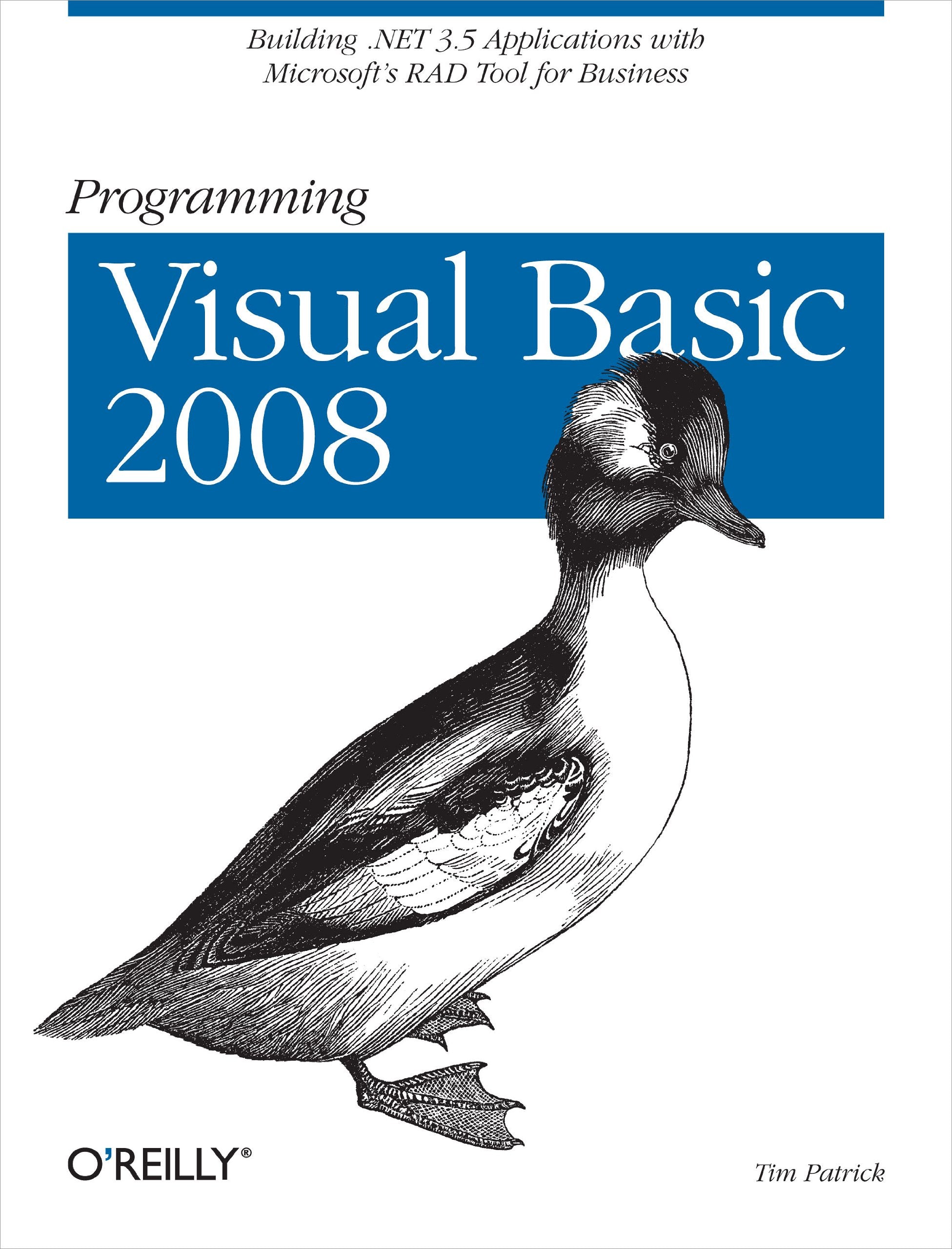 Programming Visual Basic 2008: Build .Net 3.5 Applications With Microsoft'S Rad Tool For Business,Used