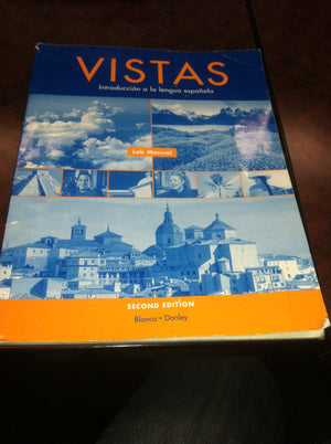 VISTAS 2/e Lab Manual,Used