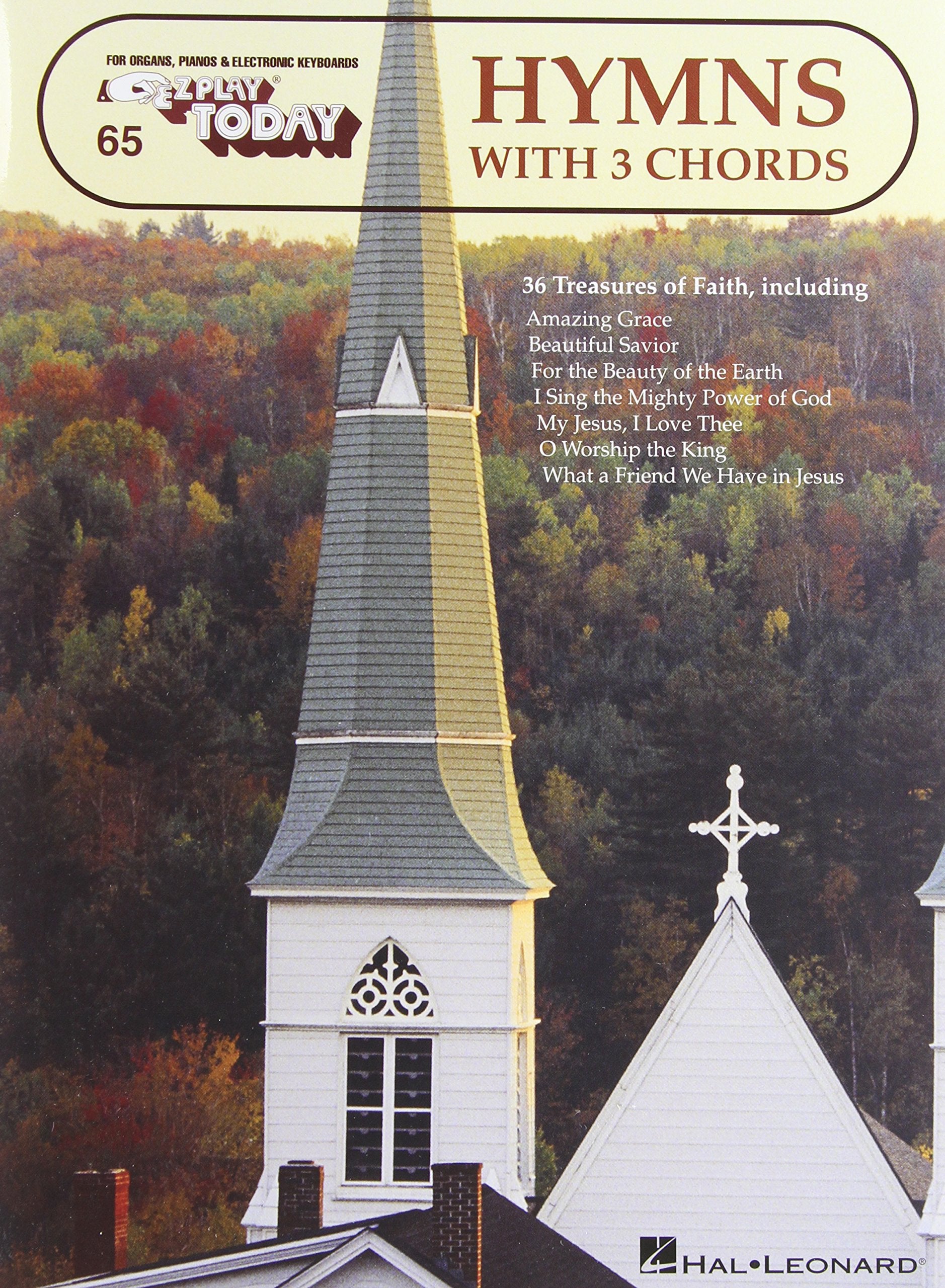 Hymns with 3 Chords: EZ Play Today Volume 65 (Ez Play Today, 65),Used
