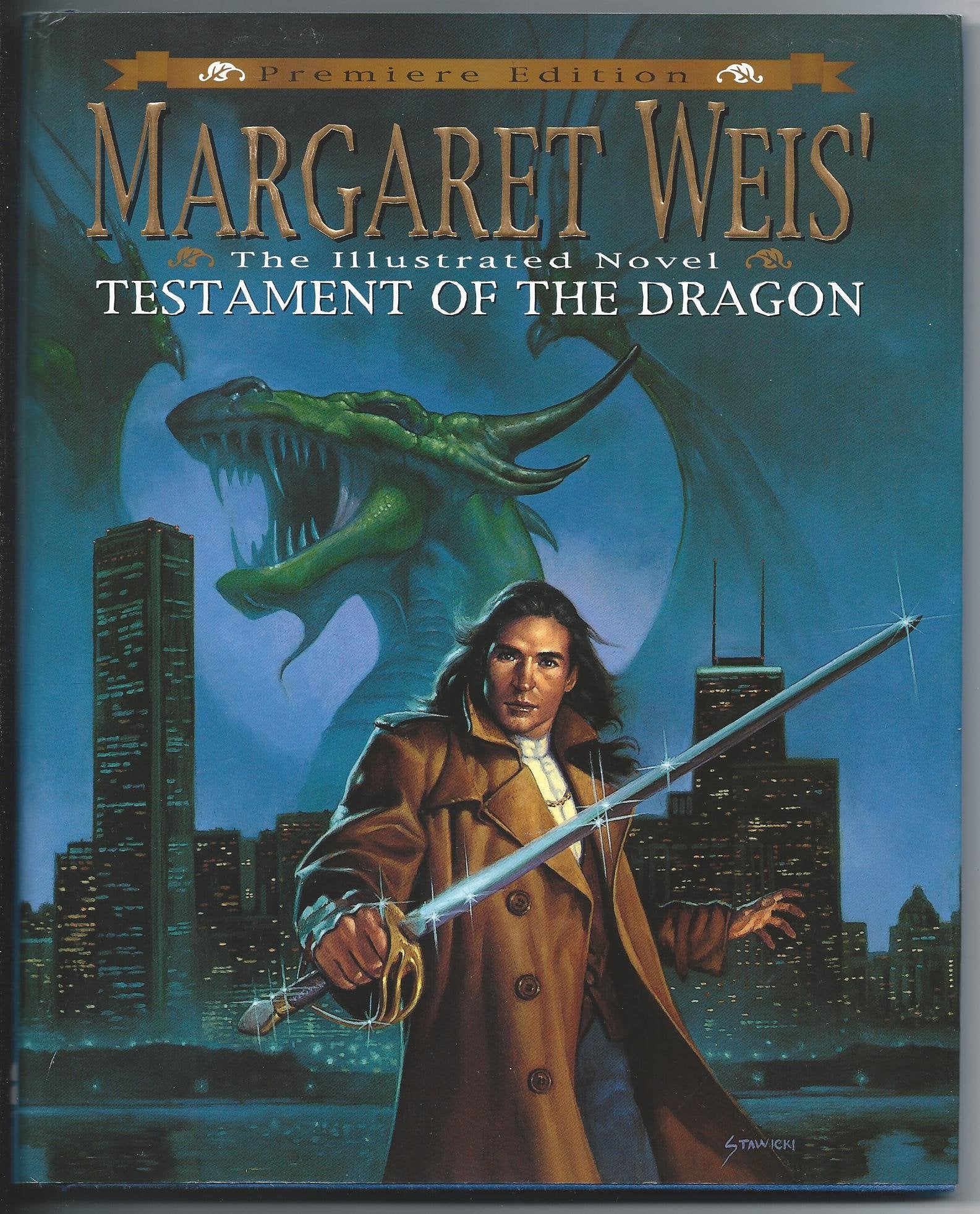 Margaret Weis' Testament of the Dragon: An Illustrated Novel,Used