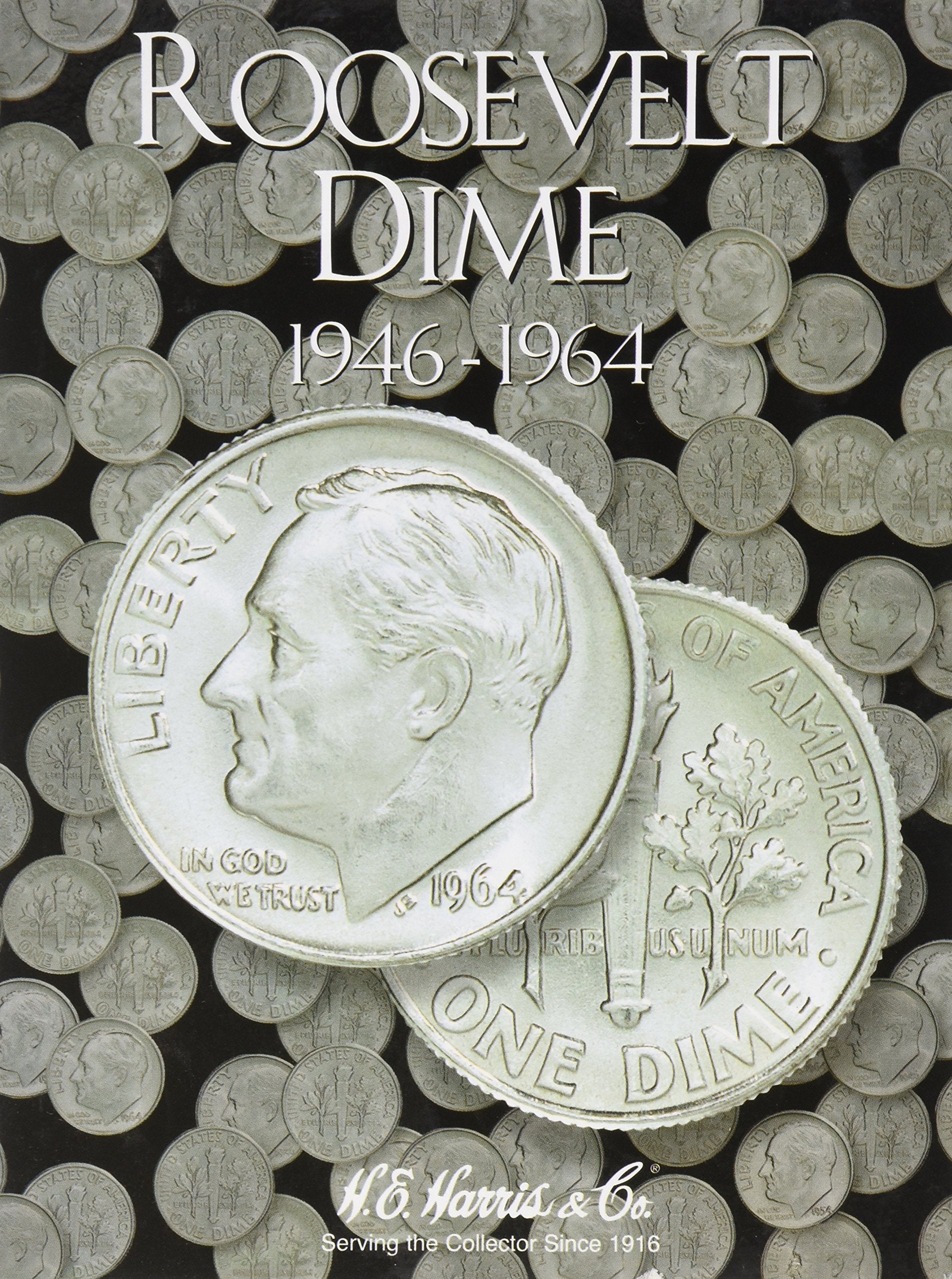 Roosevelt Dime Folder 19461964,Used