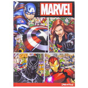 Best of Marvel Look and Find  SpiderMan, Avengers, Guardians of the Galaxy, Black Panther and More!  Characters from Avengers,Used