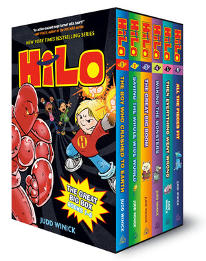 Hilo: The Great Big Box (Books 16): (A Graphic Novel Boxed Set),Used