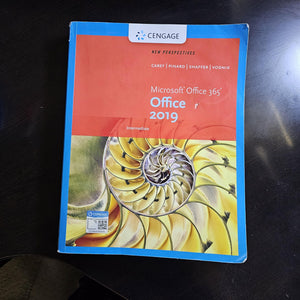 New Perspectives Microsoftoffice 365 & Office 2019 Intermediate (Mindtap Course List)