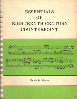 Essentials Of Eighteenth Century Counterpoint-used