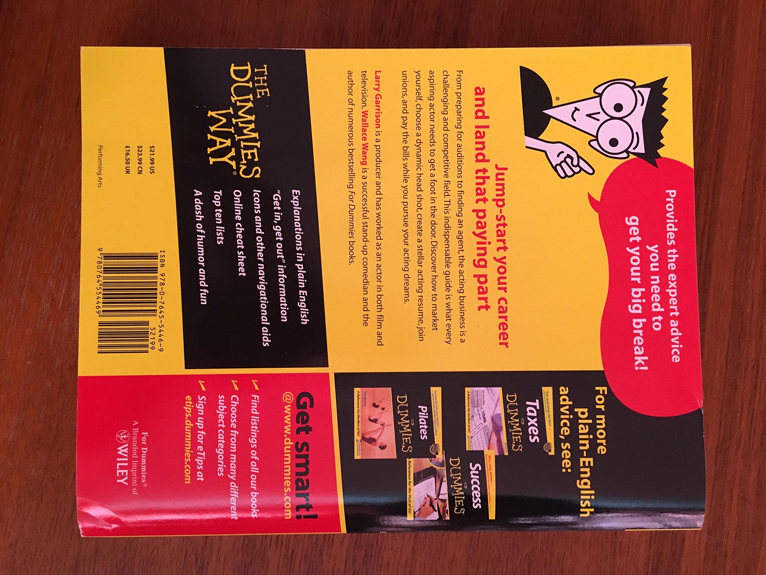 Breaking Into Acting For Dummies,New