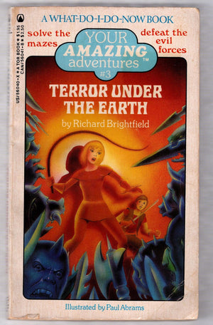 Terror Under the Earth (Your Amazing Adventures, No. 3),Used