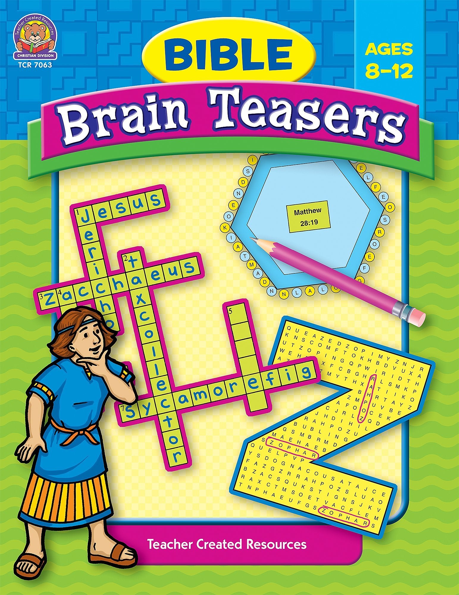 Bible Brain Teasers, Ages 812,Used