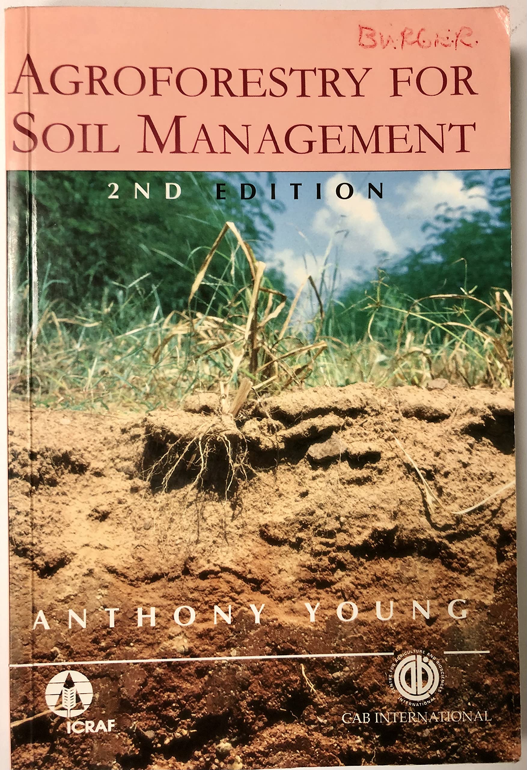 Agroforestry for Soil Management (Cabi),New