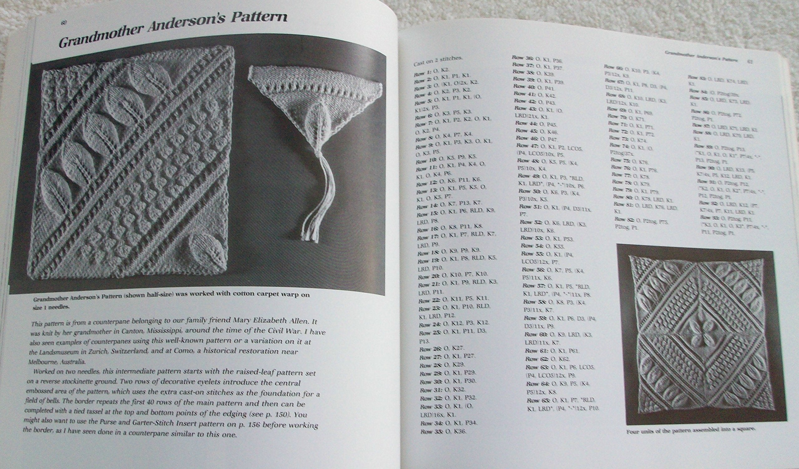 Knitting Counterpanes: Traditional Coverlet Patterns for Contemporary Knitters,Used