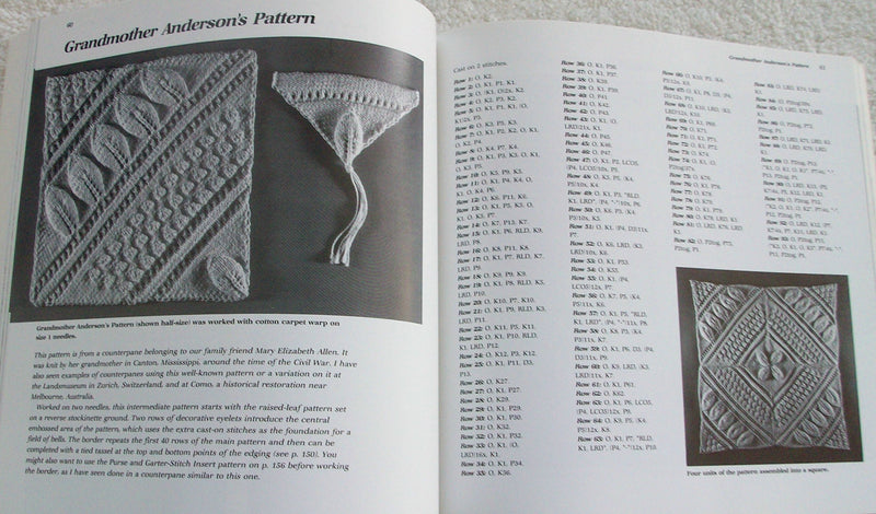 Knitting Counterpanes: Traditional Coverlet Patterns for Contemporary Knitters,Used