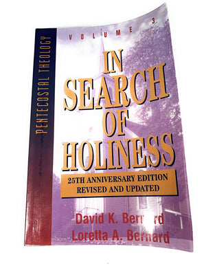 In Search Of Holiness (Series In Pentecostal Theology),New