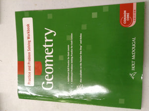 Holt McDougal Geometry: Practice and Problem Solving Workbook,Used