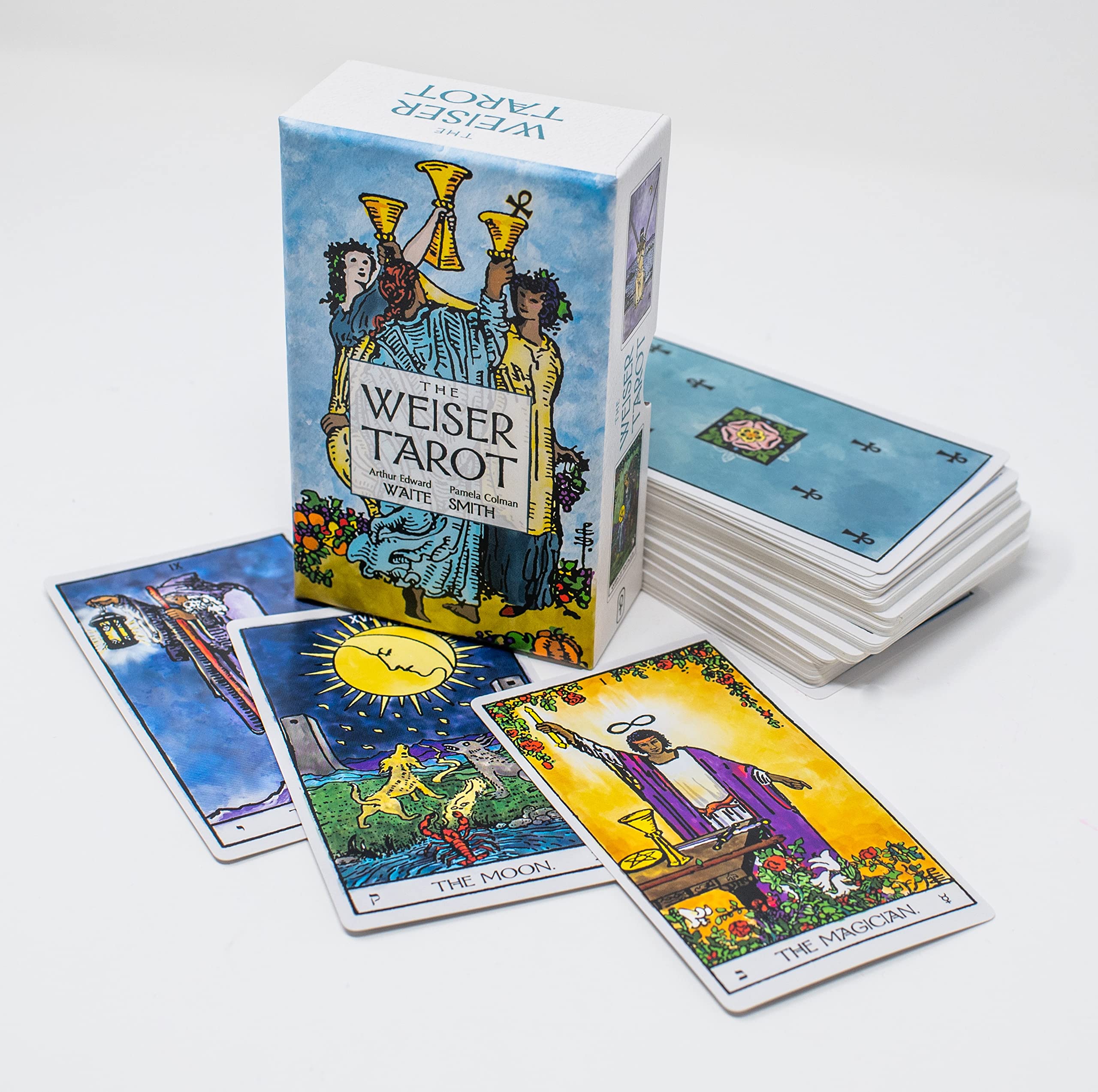 The Weiser Tarot: A New Edition of the Classic 1909 WaiteSmith Deck (78Card Deck with 64Page Guidebook),Used